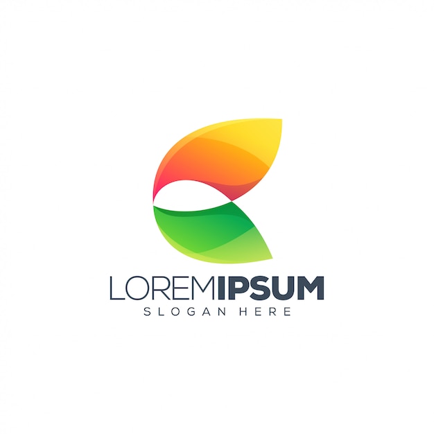 Colorful abstract logo design