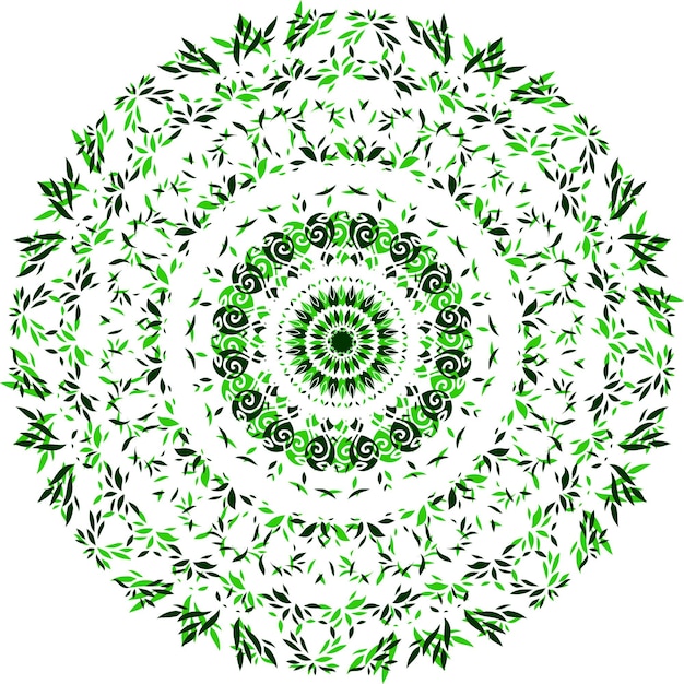 Mandala astratto colorato