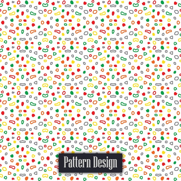 Colorful abstract Pattern design vector for print