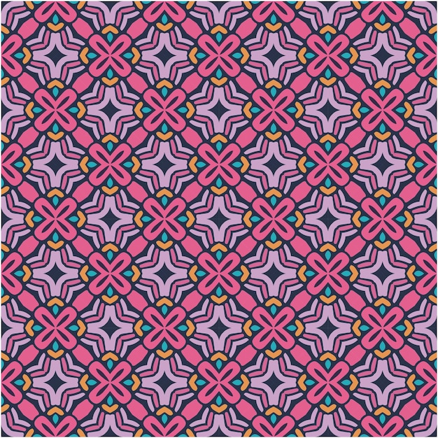 미니멀 스타일의 다채로운 추상 패턴