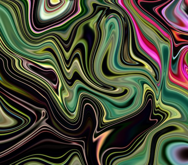 A colorful abstract pattern with a swirly design in the center