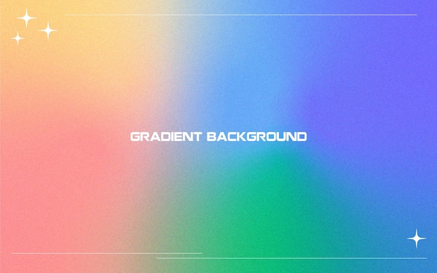 Colorful abstract rainbow color background in grainy style