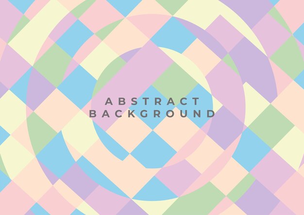 colorful abstract shapes background vector