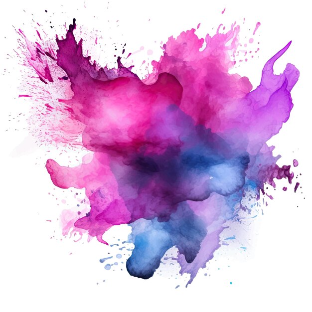 Premium Vector | Colorful abstract watercolor stain vector