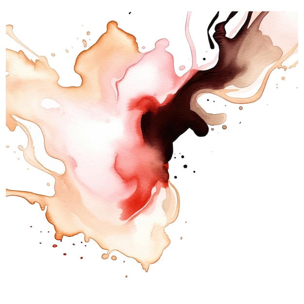 Vector colorful abstract watercolor stain vector