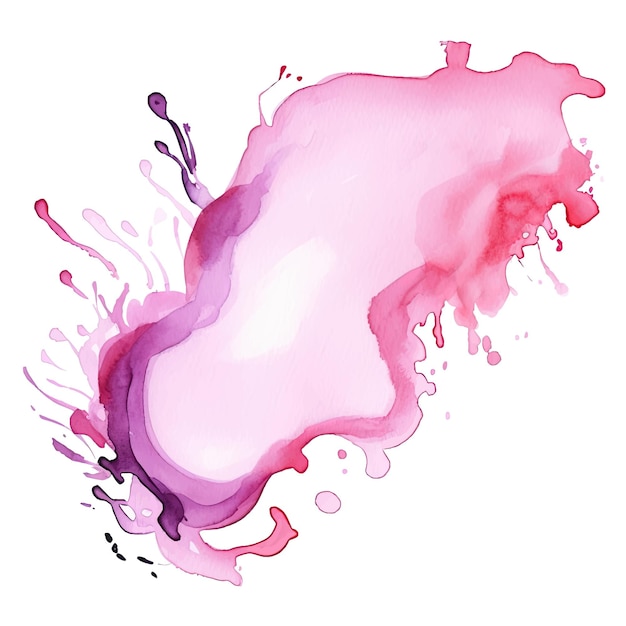 Vector colorful abstract watercolor stain vector