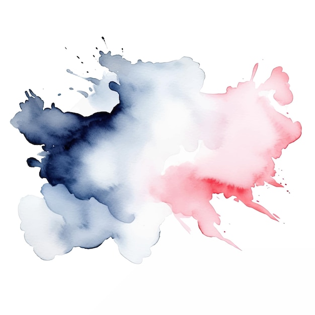 Vector colorful abstract watercolor stain vector