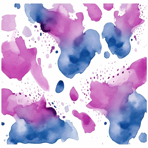 Colorful abstract watercolor stain vector