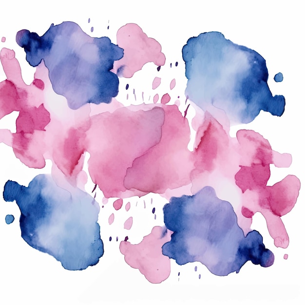 Colorful abstract watercolor stain Vector