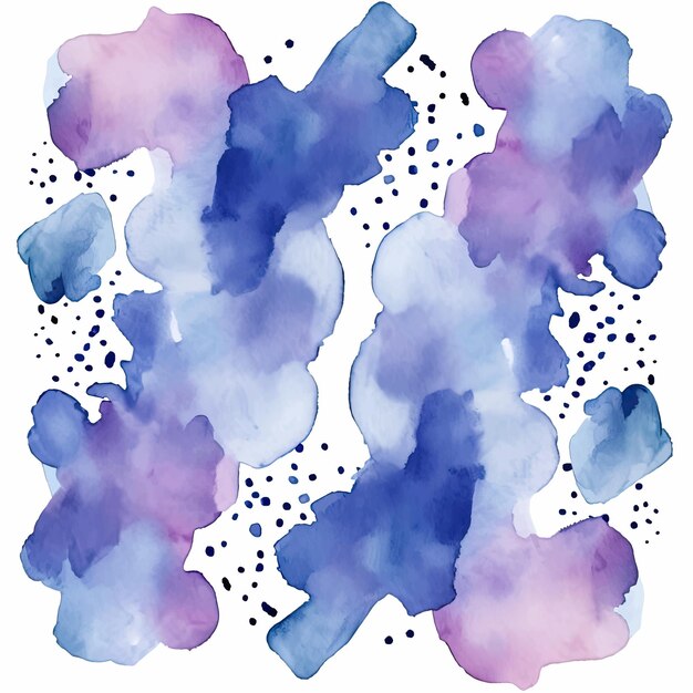 Colorful abstract watercolor stain vector