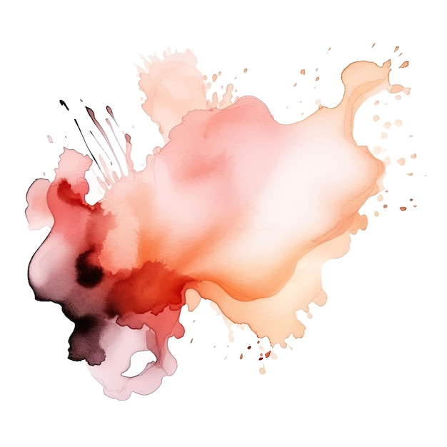 Vector colorful abstract watercolor stain vector