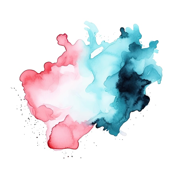 Vector colorful abstract watercolor stain vector