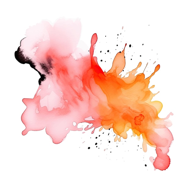 Colorful abstract watercolor stain vector