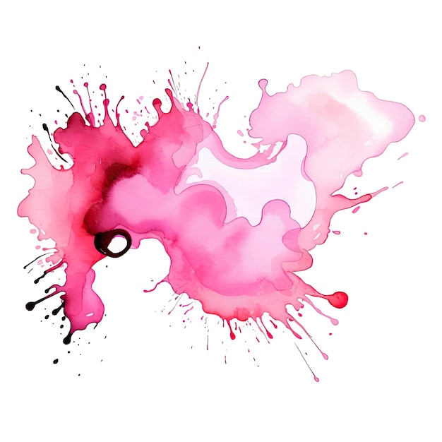 Vector colorful abstract watercolor stain vector