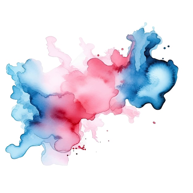 Colorful abstract watercolor stain Vector