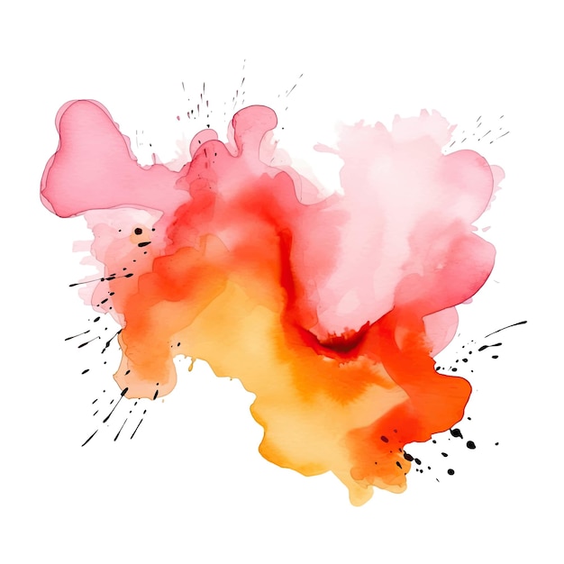 Colorful abstract watercolor stain Vector