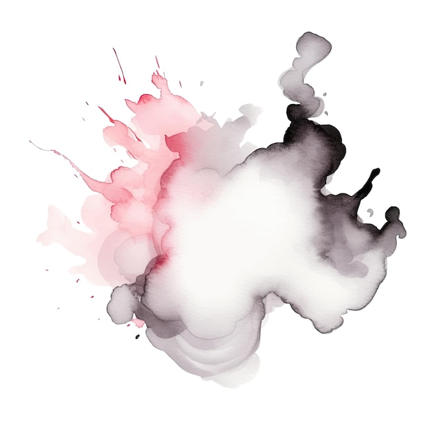 Vector colorful abstract watercolor stain vector