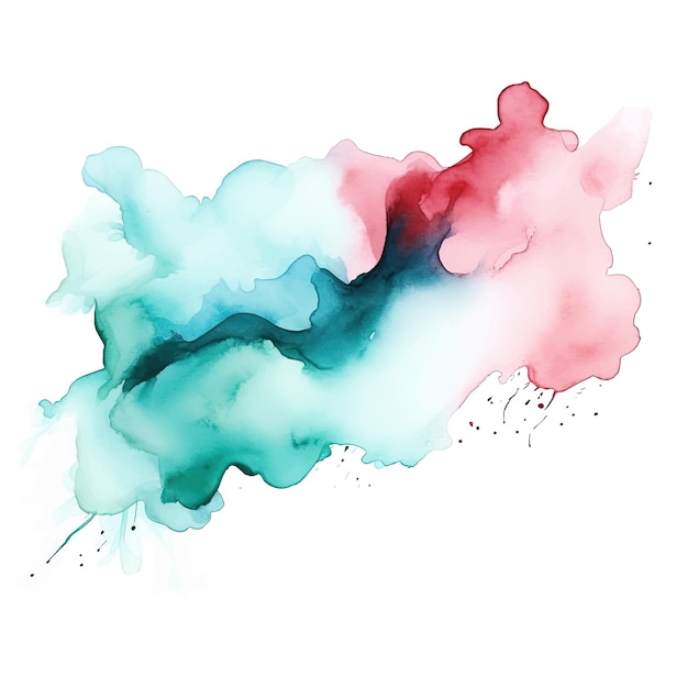 Colorful abstract watercolor stain Vector