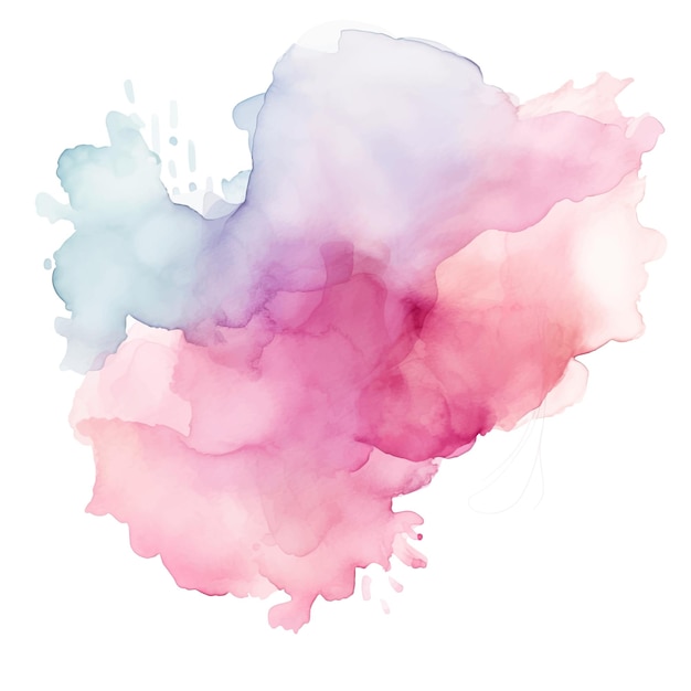 Vector colorful abstract watercolor stain vector