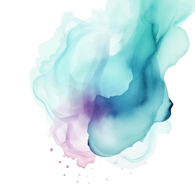 Vector colorful abstract watercolor stain vector