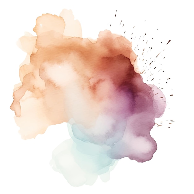 Vector colorful abstract watercolor stain vector