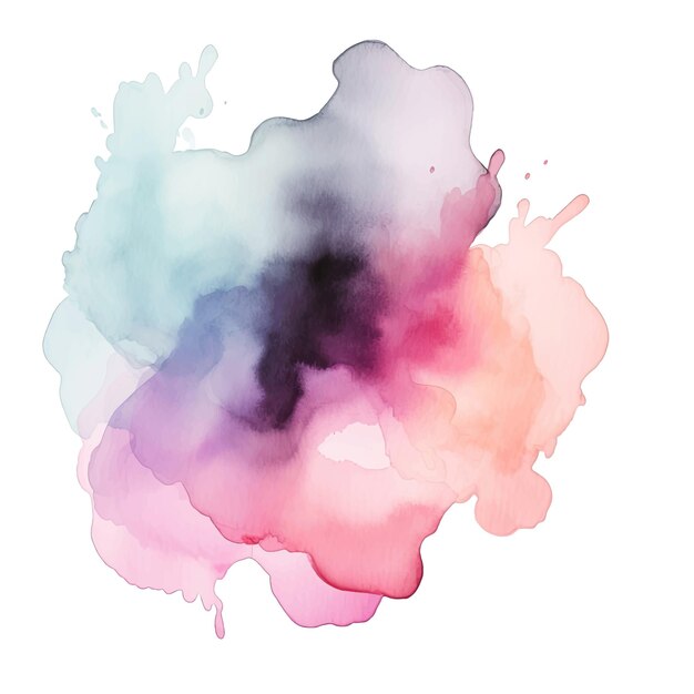 Colorful abstract watercolor stain Vector