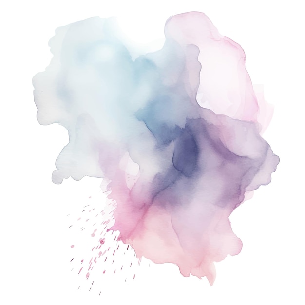 Colorful abstract watercolor stain vector