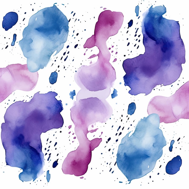 Colorful abstract watercolor stain vector