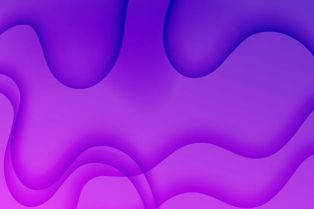 Colorful abstract wave landing page flat background