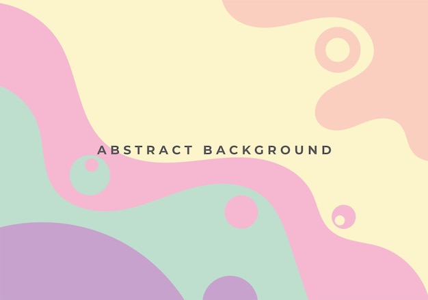 colorful abstract wave shapes background