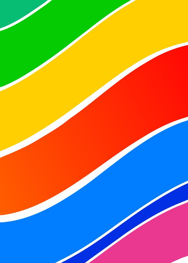 Colorful acrylic brush stroke background