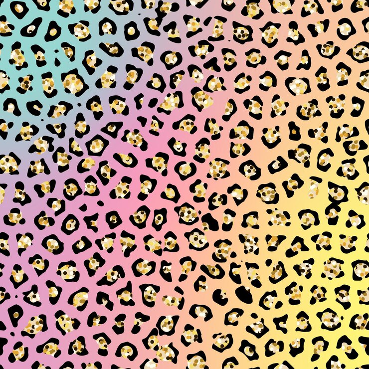 Vector colorful animal print texture
