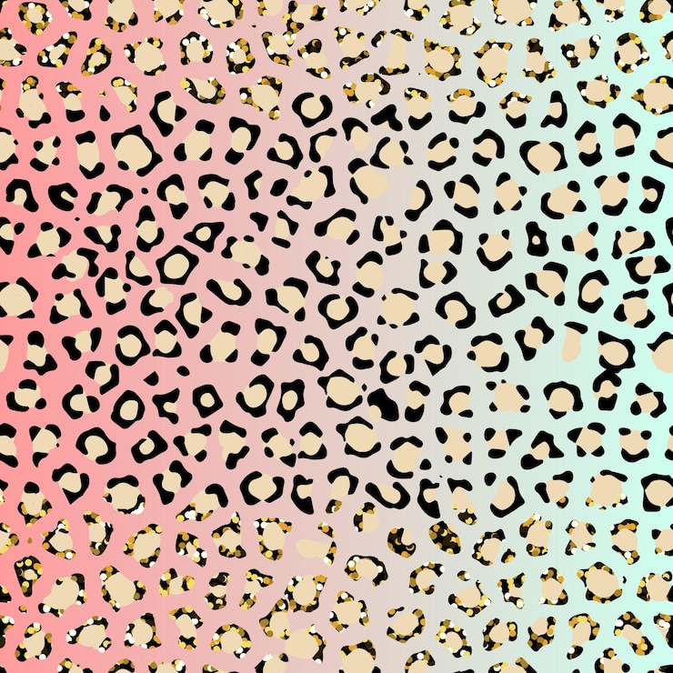 Vector colorful animal print texture