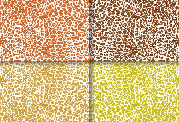 Vector colorful animal skin pattern