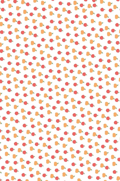 Colorful apple pattern background