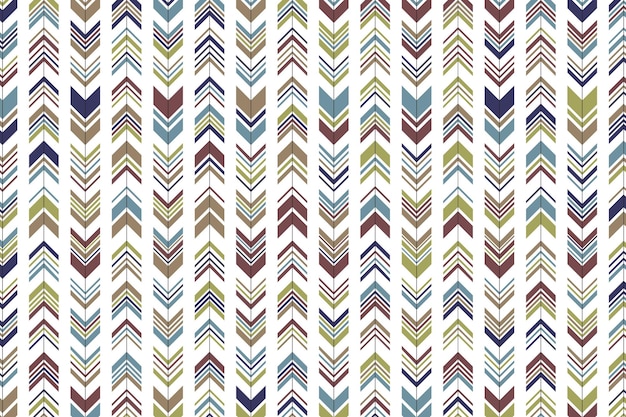 Colorful Arrows Seamless Fabric Pattern