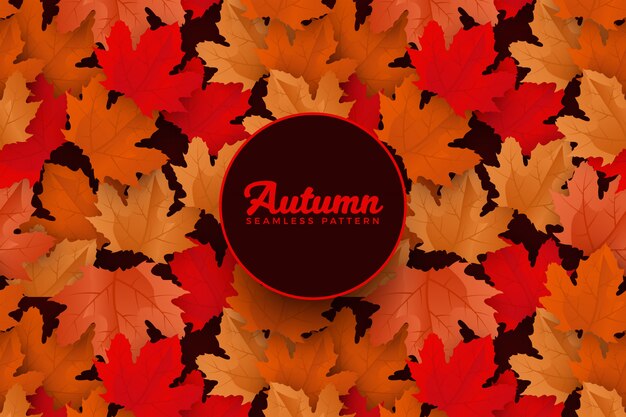 Vector colorful autumn leaves