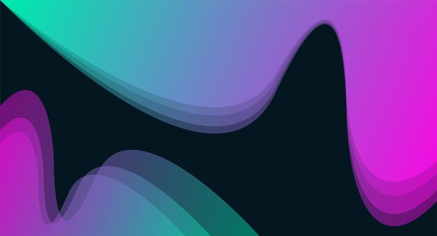 A colorful background with a black background and the word'wave '.