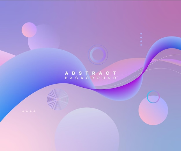 A colorful background with a blue and purple background that says abstract.