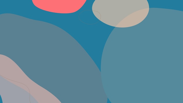a colorful background with circles on it and a pink circle colorful simple flat abstract circles