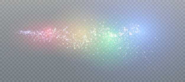 Vector a colorful background with a rainbow of light