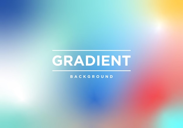 A colorful background with the words gradient in white letters.