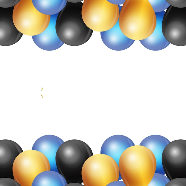 красочный шар вектор фон для юбилея и с днем рождения