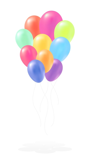 a colorful balloon vector