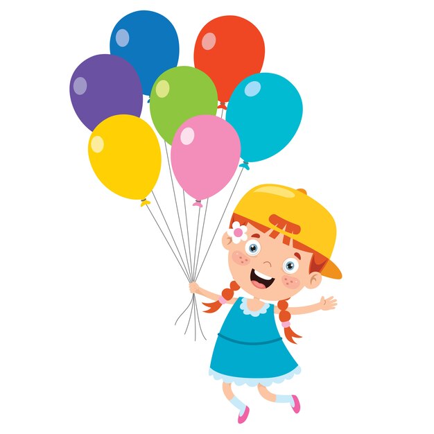 Vector colorful balloons for party decoration