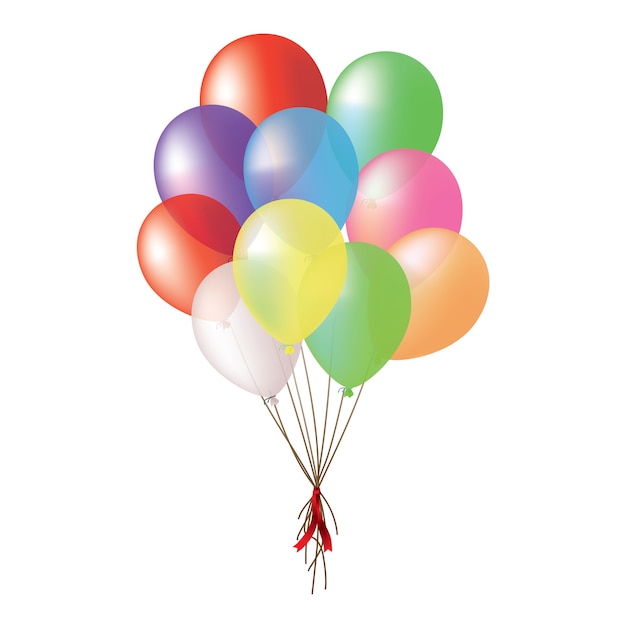 Vector colorful balloons