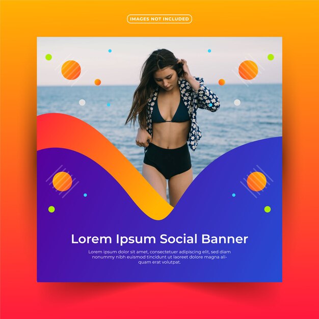 Vector colorful  banner template