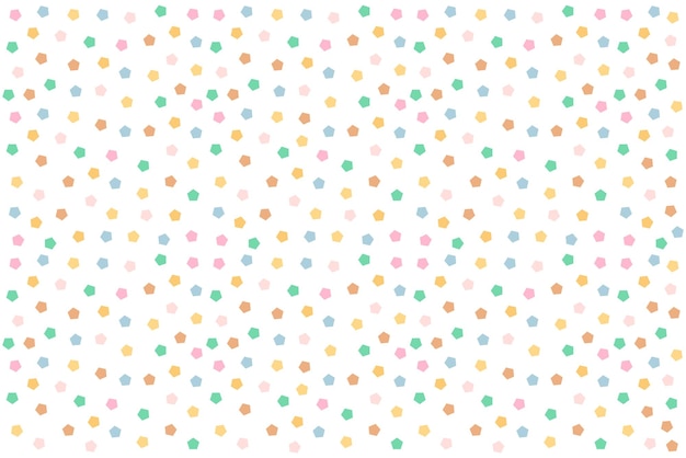 Colorful birthday geometric pattern on white background, design for decoration, vector illustration