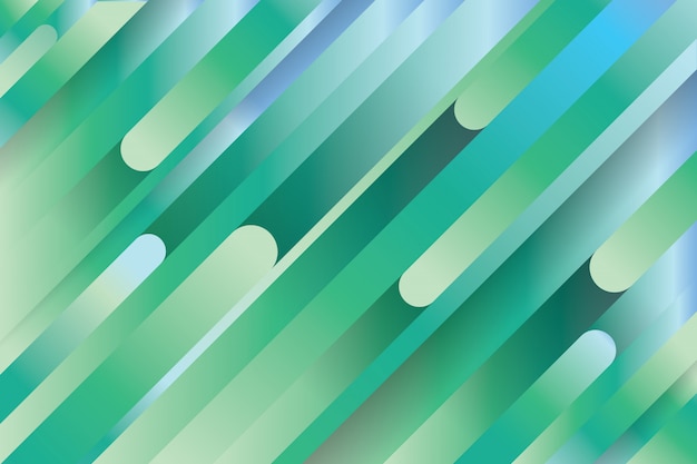 Вектор Красочный синий и зеленый геометрических линий фон