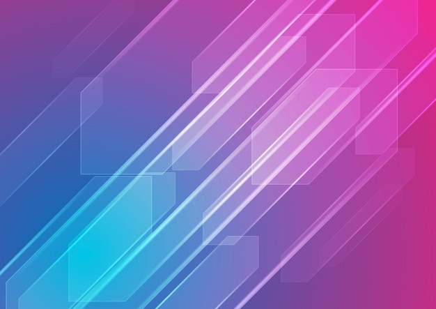 Colorful blue and purple abstract tech background